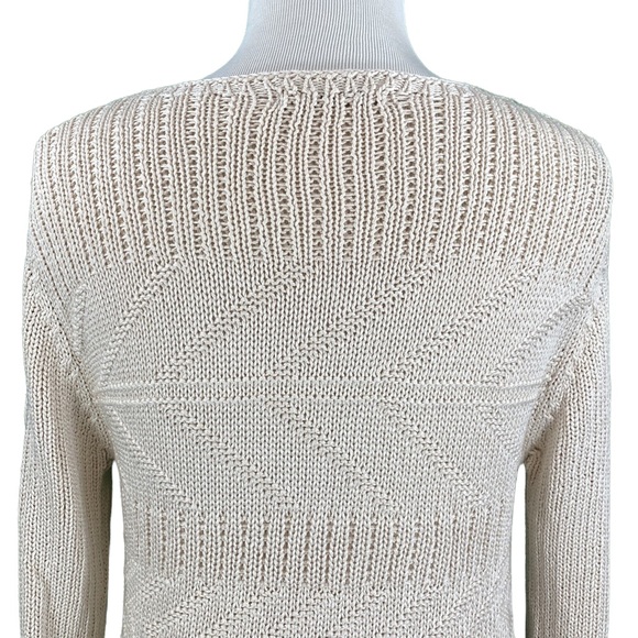 Zara Man Cream Cable Knit Sweater - Picture 11 of 16